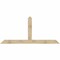 Ekena Millwork Portland Rough Sawn Timber Gable Bracket, Douglas Fir, 96"W x 44"H x 6"D x 6"F, 11/12 Pitch GBW096X44X0606POR00RDF - alternate 1